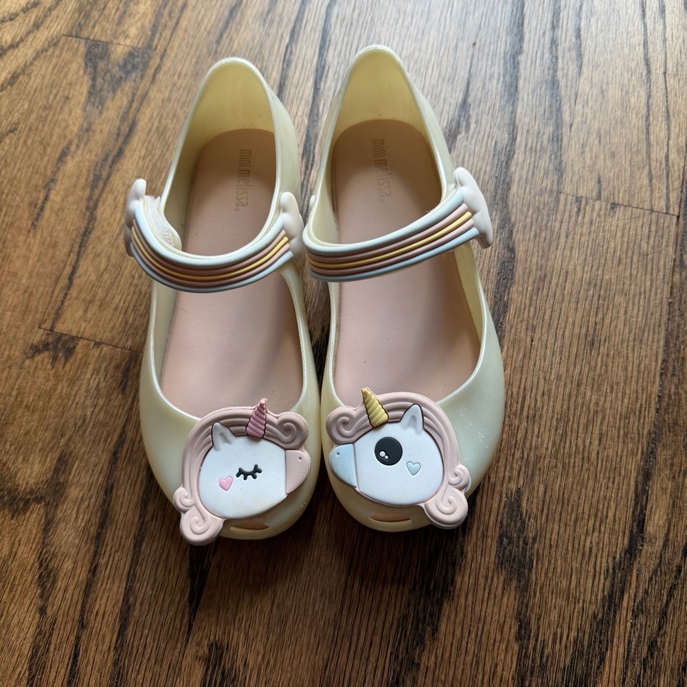 Mini Melissa Unicorn Mary Jane Shoes